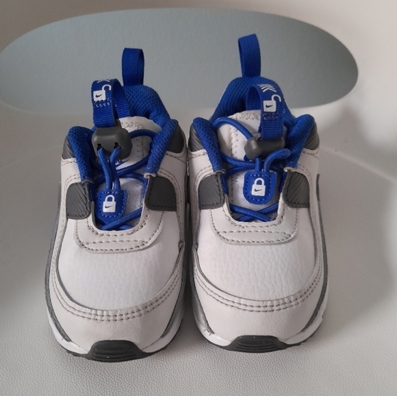 Nike Air Max 90 Toggle 'White Grey Fog' Toddler 6C - Picture 2 of 3